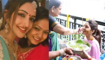 Srileela’s Mysterious Post in Bridal Attire Goes Viral..