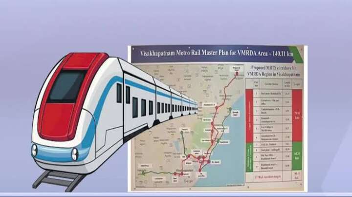 Visakhapatnam Metro Project Gains Momentum Under Coalition Government..