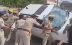 Kamareddy Turns into a War Zone: Car Overturned and Leaders Arrested Amid Land Grabbing Row