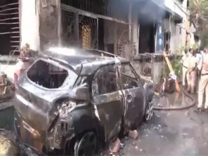 Tragedy in Indore: Electric Car Charging Short Circuit Leads to Fire, 7 Killed in Madhya Pradesh