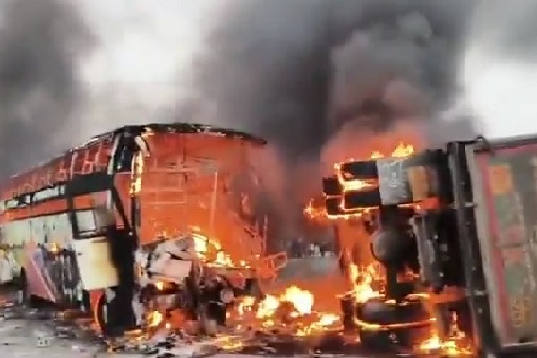 String of deadly bus fires, crashes in Andhra, Telangana over six months..