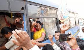 High Drama in Khammam: MLC Kavitha Arrested During Hunger Strike for Velugumatla Victims!
