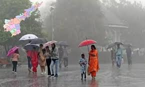 AP Rain Alert: Light to Moderate Showers Predicted for Next Two Days Due to Atmospheric Trough