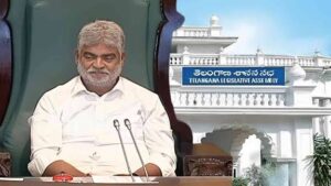 Telangana Speaker takes up hearing on pleas to disqualify two BRS MLAs..