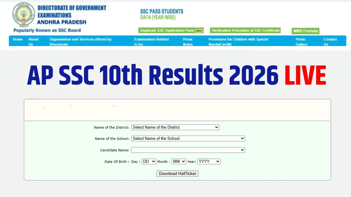 AP SSC 2026 Results: Official Release Tomorrow! Step-by-Step Guide to Download Your Marks Memo