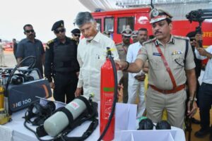 Chandrababu Naidu vows to make Fire Dept a role model..