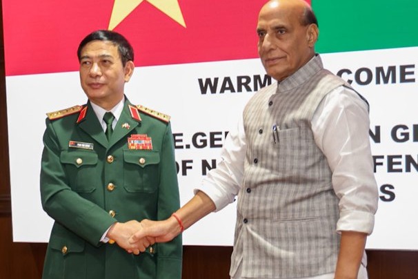 Rajnath Singh congratulates Phan Van Giang on appointment as Vietnam’s Defence Minister..