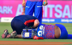 IPL 2026: Horror Scenes at Arun Jaitley Stadium as Lungi Ngidi Stretchered Off with Head Injury