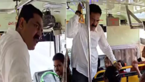 MLA Bode Prasad Chases Down RTC Bus, Warns Staff Against Bringing Bad Name to Government