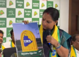 Reclaiming the Yellow Flag: Kavitha Unveils Telangana Rakshana Sena’s Brand Identity