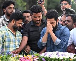 NTR Jayanthi: Junior NTR Pays Rich Tributes at NTR Ghat