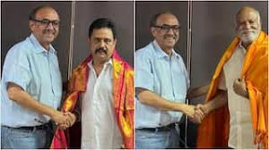 AP FDC Chairman Bharat Bhushan and Director Chadalavada Srinivasa Rao Honored by Film Chamber