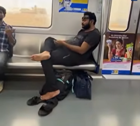 Hyderabad Metro Teaches Careless Passenger a Lesson: Fined and Police Case Registered for Bad Behavior