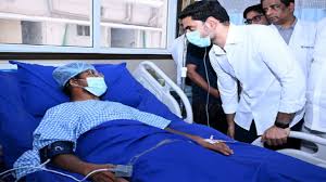 Minister Lokesh Visits Vizag KIMS to Console Steel Plant Accident Victims; Assures Complete Support