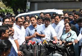 KTR Accuses Congress Government of Jailing Balka Suman to Hide Singareni Scams