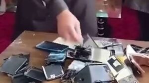 Taliban Bans Smartphones for Government Officials in Afghanistan: Hundreds of Mobile Devices Destroyed Publicly