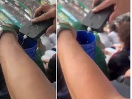 Next-Level Creativity: FIFA World Cup Fan Sneaks Alcohol Into Stadium Hidden Inside Mobile Phone Cover