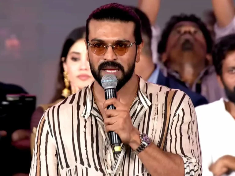 This Feels Like a Success Meet, Not Pre Release”: Ram Charan Delivers Emotional Speech at ‘Peddi’ Event in Vijayawada..