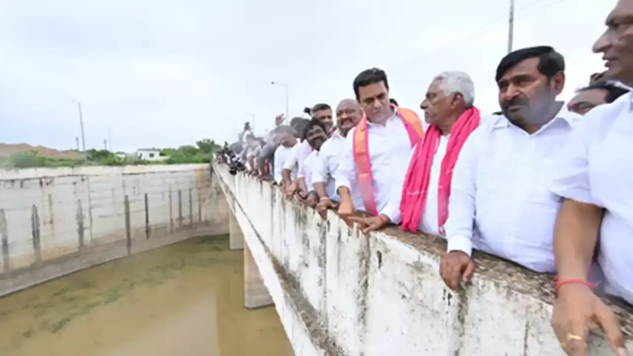 KTR Demands Immediate Operation of Kannepalli Pumps to Avert Drought