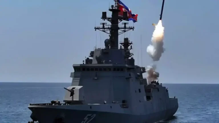 Kim Jong-un Oversees Weapons Tests from New Naval Destroyer