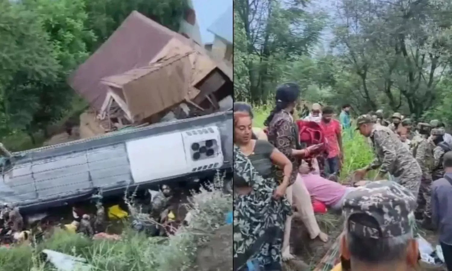 39 Amarnath Pilgrims Injured After Bus Crashes Into House in Jammu & Kashmir