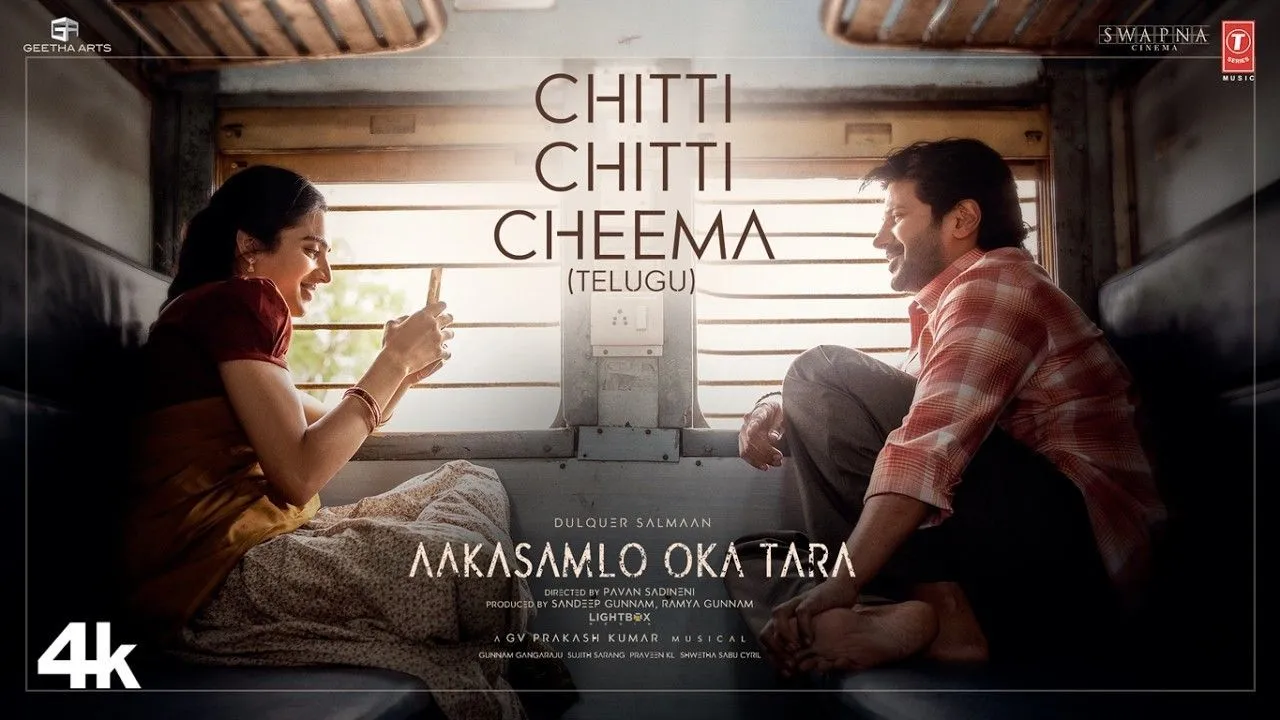 ‘Chitti Chitti Cheema’ Song from Aakasamlo Oka Tara Released on Dulquer Salmaan’s Birthday