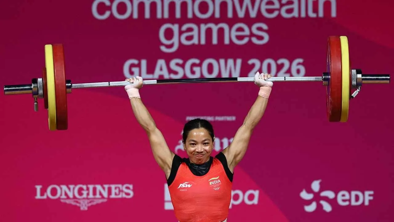 Mirabai Chanu Wins Historic Third Straight Commonwealth Games Gold