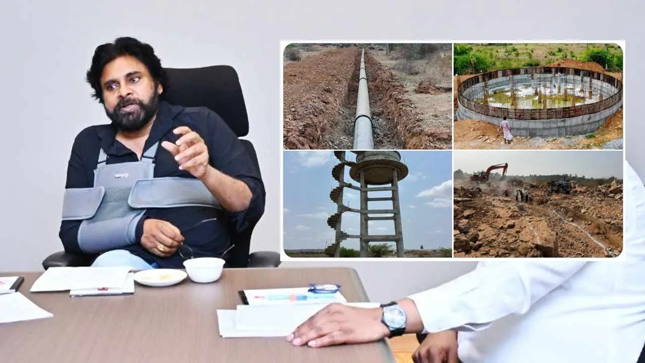 Pawan Kalyan Reviews Mega Drinking Water Projects in Andhra Pradesh