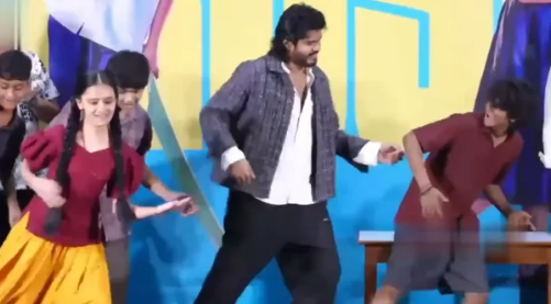 Anand Deverakonda Shares Heartwarming Moment Dancing with Kids