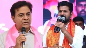 Political war intensifies between CM Revanth Reddy and KTR over Globareena issue