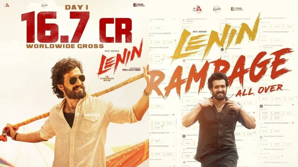 Akhil’s Lenin Opens Big at the Box Office, Collects ₹16.7 Crore Worldwide on Day 1