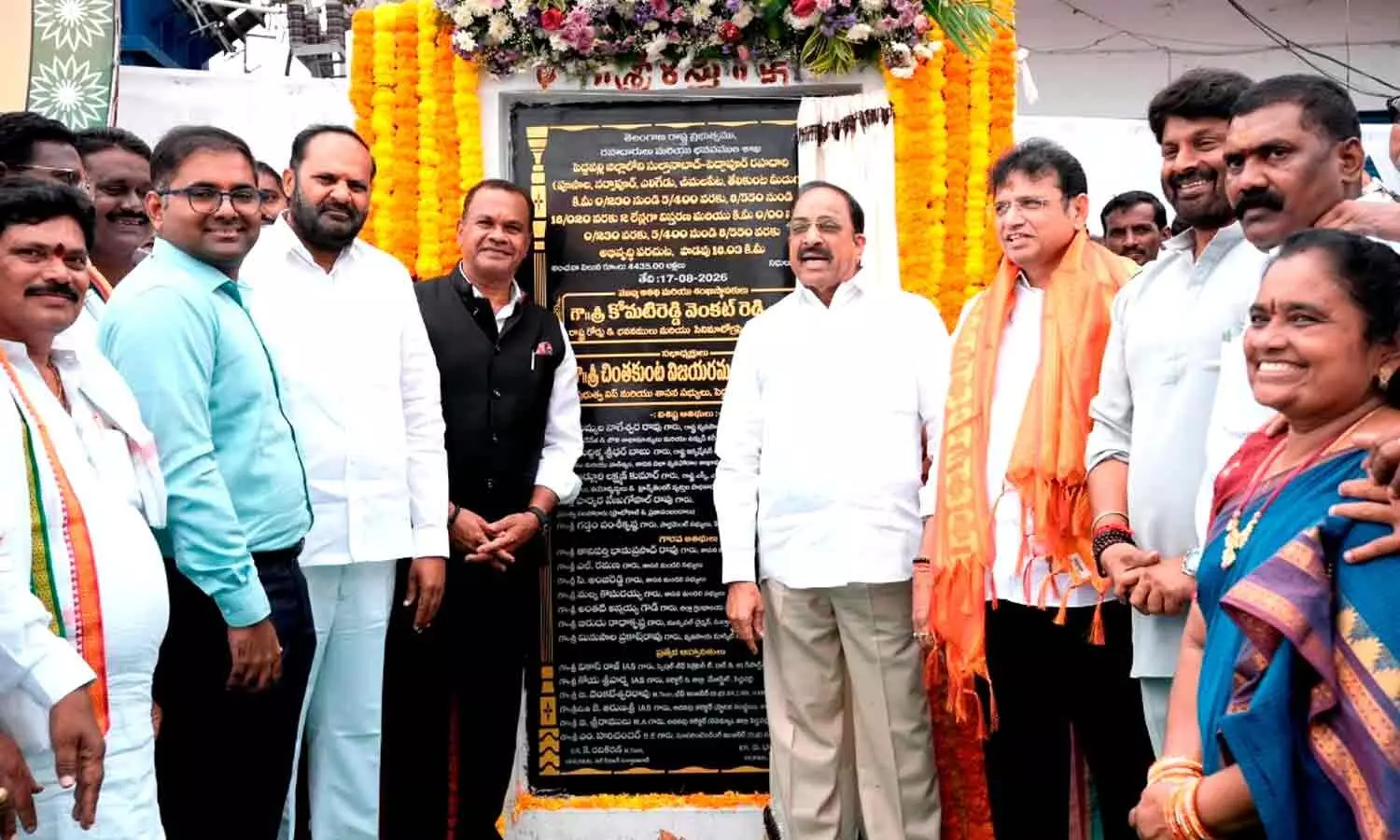 ₹219.67 Crore Road Development Works Launched in Peddapalli