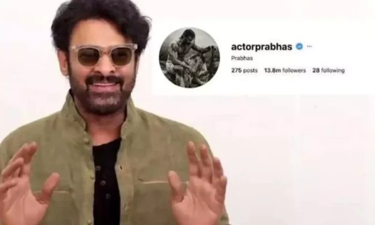 Prabhas’ Social Media Update Sparks Buzz in Tollywood