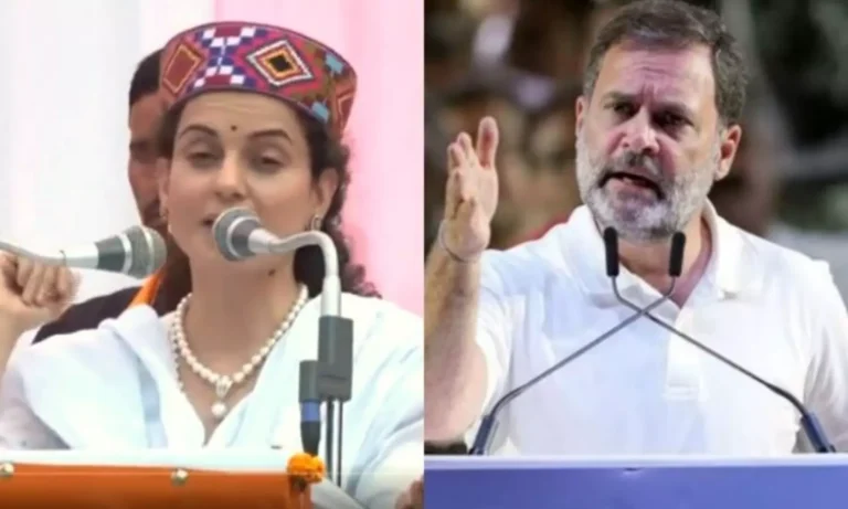 Kangana Ranaut Hits Back at Rahul Gandhi Over Patriarchy Remarks