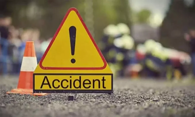 Car Crashes Into Truck Near Anandapuram Toll Plaza, One Killed