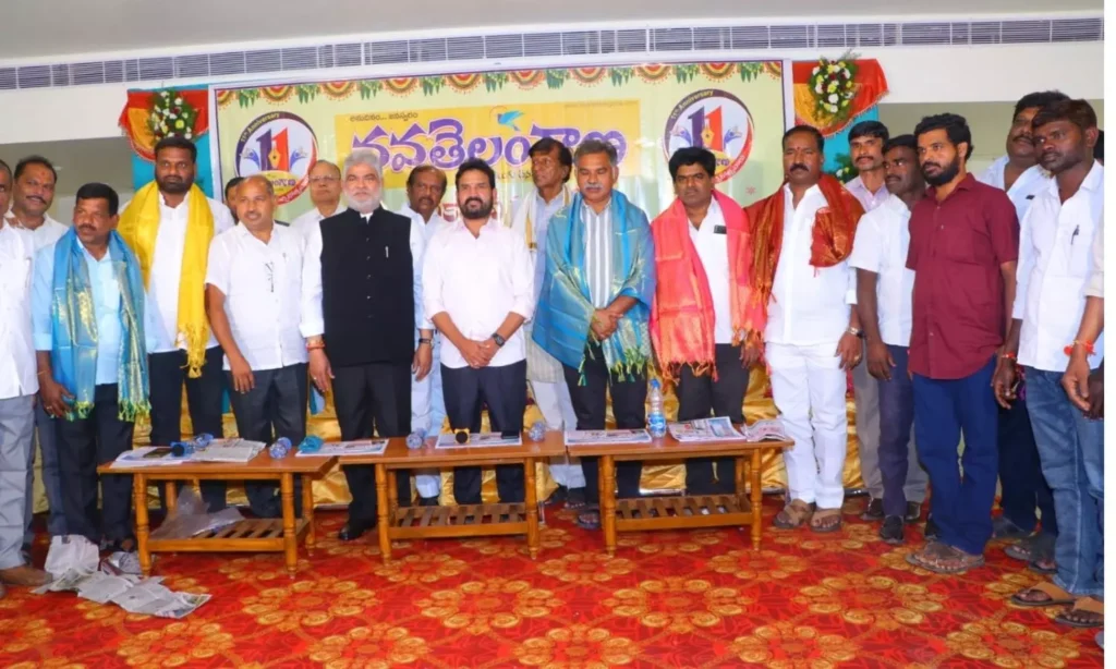 Vikarabad: Former MLA Dr. Metuku Anand Attends Nava Telangana Anniversary Event