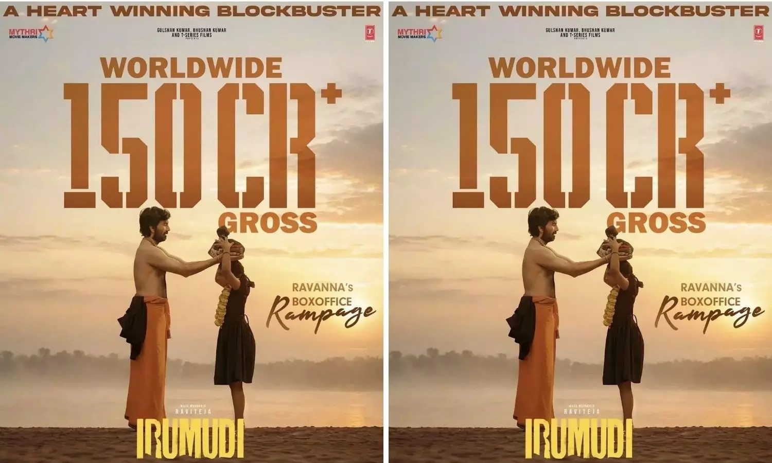 Ravi Teja’s ‘Irumudi’ Crosses ₹150 Crore Mark, Eyes ₹200 Crore Club