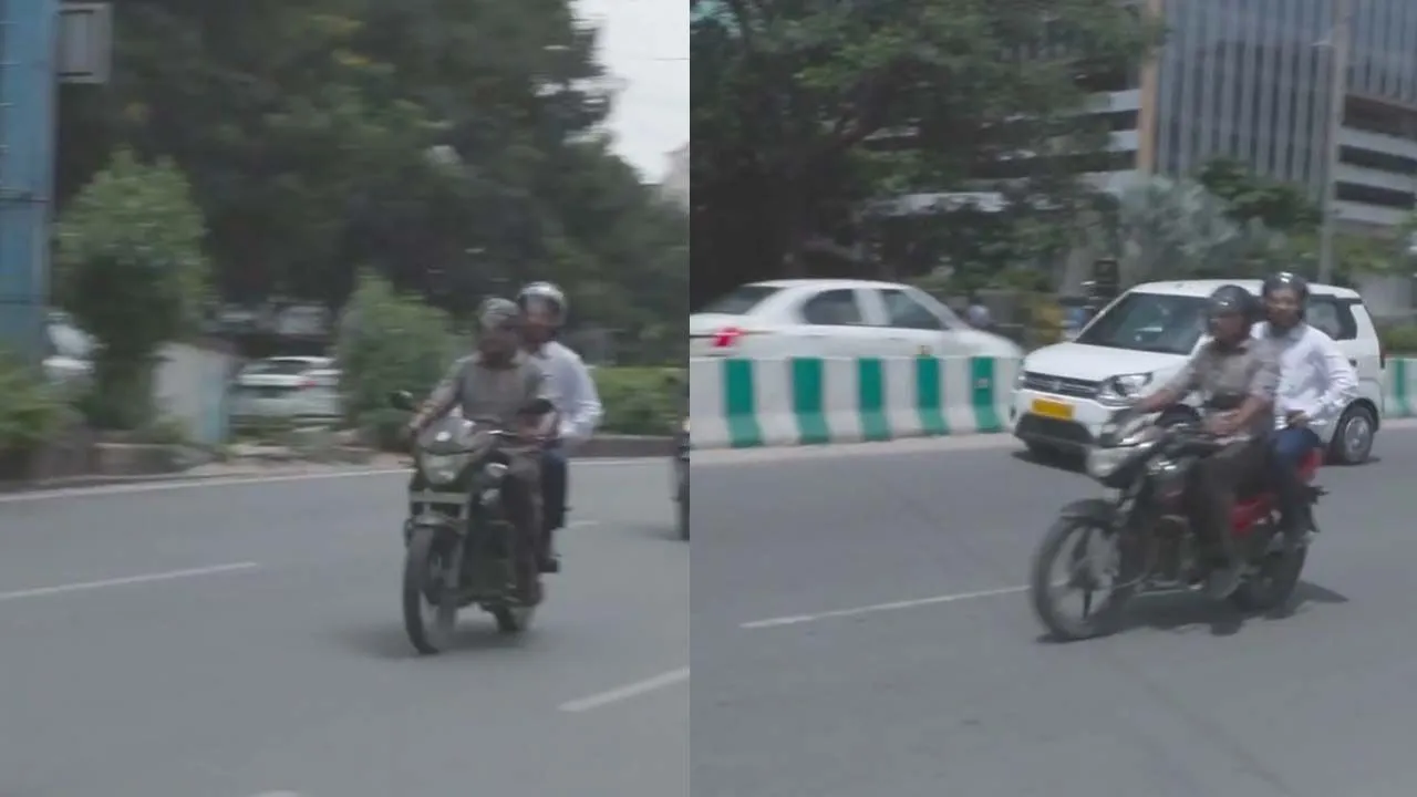 Hyderabad CP Sajjanar Inspects One-Way Traffic System at KBR Park