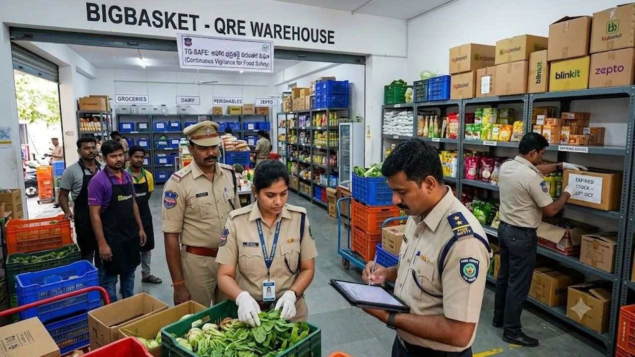 Hyderabad Food Safety Raids: TG-Safe Inspects 20 Dark Stores