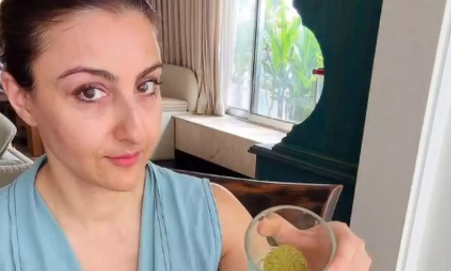 Soha Ali Khan Shares a Quick Protein Matcha Pre-Workout Drink Recipe