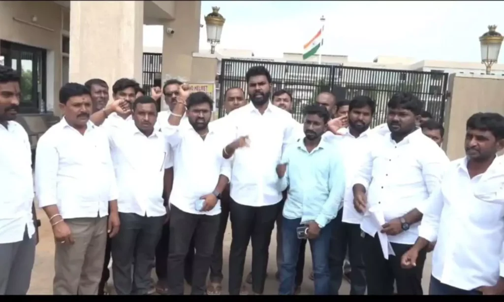 Mancherial Sarpanches Stage Protest Demanding Full Powers for Village Development