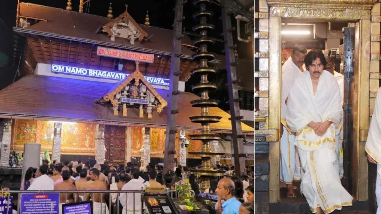 Pawan Kalyan Offers Early Morning Darshan at Guruvayur Temple