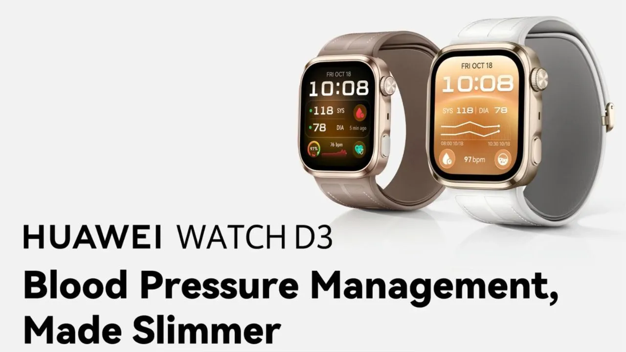 HUAWEI WATCH D3 Launched Globally with 24-Hour Blood Pressure Monitoring