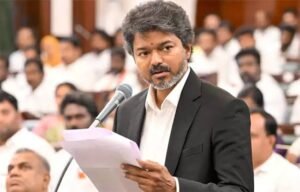 Vijay challenges Stalin over corruption at Madurantakam rally..