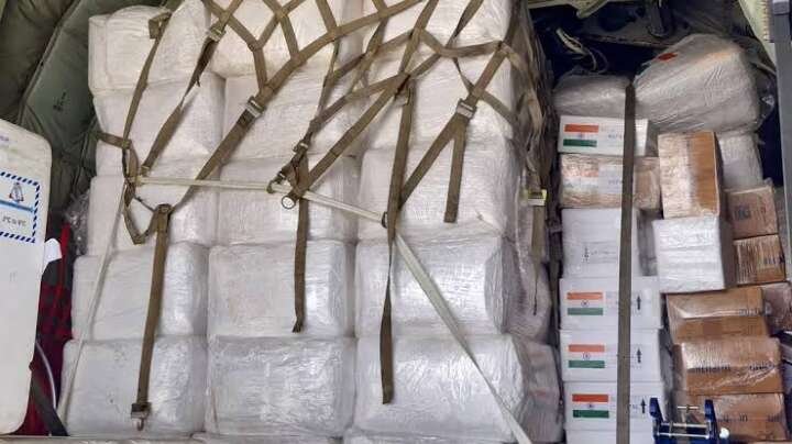 India sends another 11 tonnes of relief supplies to flood-hit Nepal..
