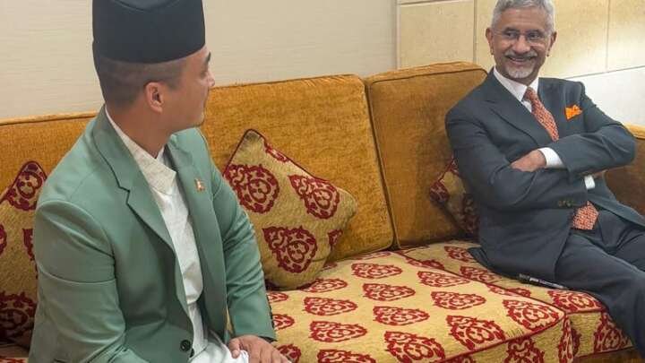 EAM Jaishankar and Nepal\’s Home Minister discuss bilateral ties..