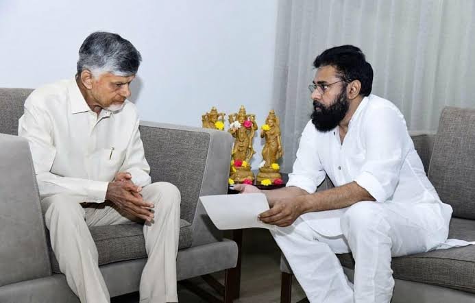 Hectic parleys on among NDA partners in Andhra for seat sharing in local body polls..